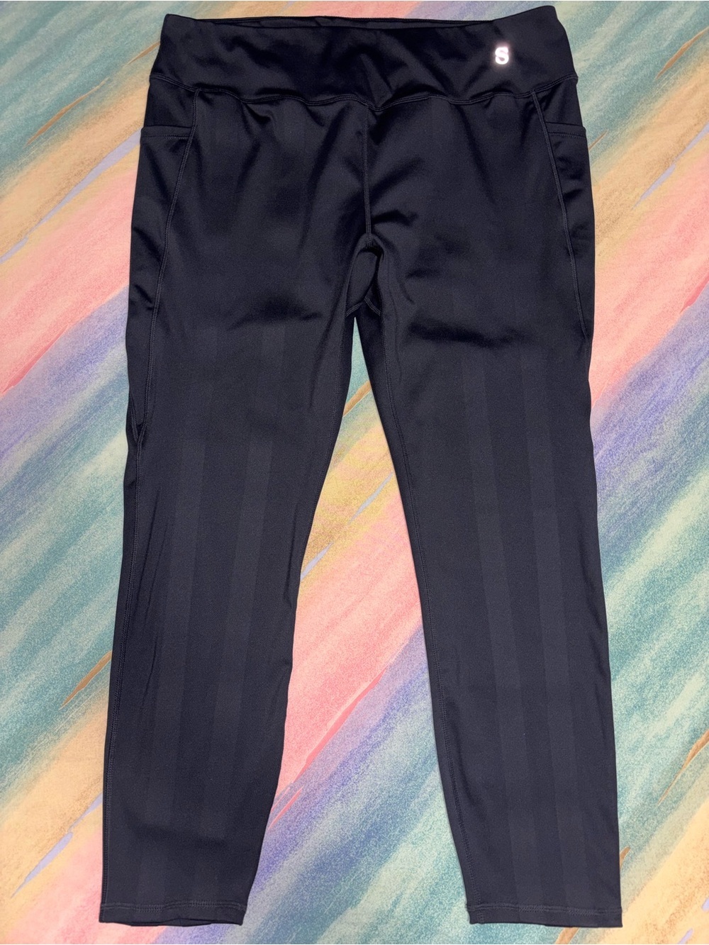 Skinnify Black HW resistant leggings 4 x bands size 4XL